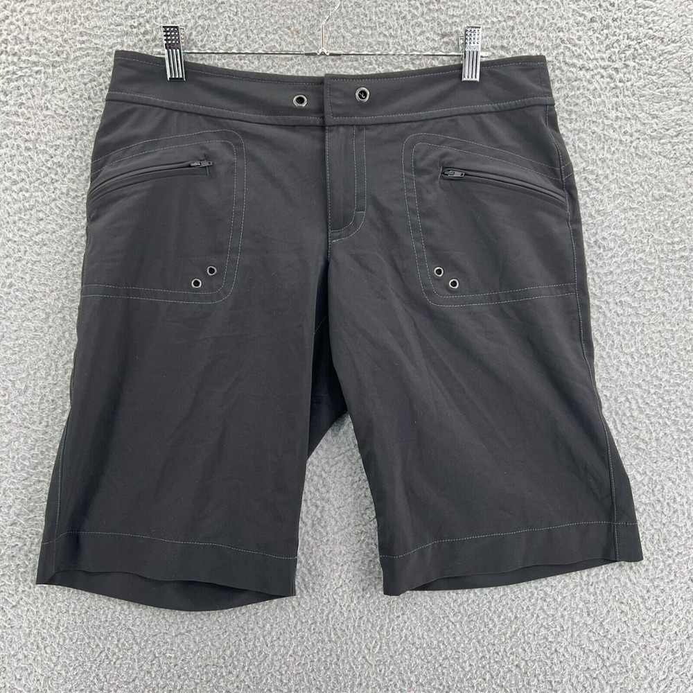 ATHLETA Kick It Cargo Bermuda Shorts Women's Size 6 (33x11.5 Actual) Gray 739413